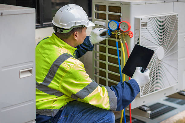 Professional Hvac technician working in Ionia, MI